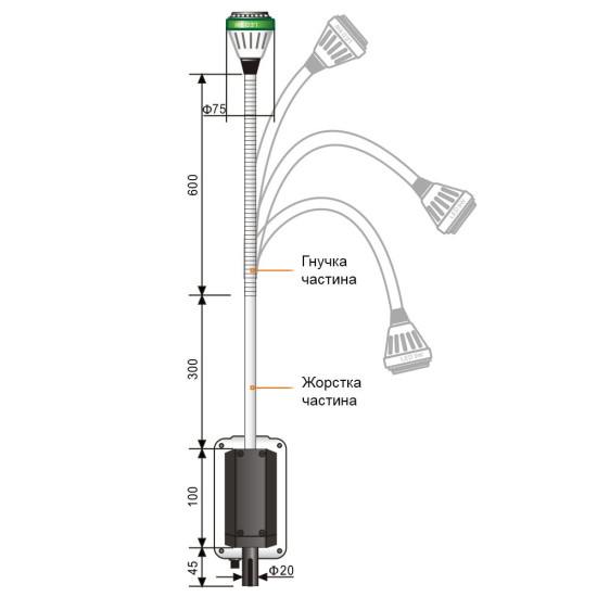 Світильник операційний L751-II- 