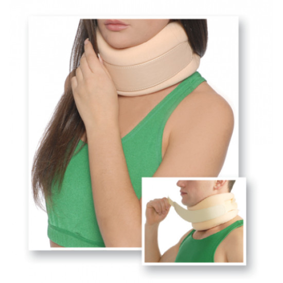 Бандаж на шийний відділ хребта базі якої фіксації з жорсткою вставкою