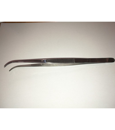 Пінцет з зігнутими кінцями анатомічний по 20 см Brophy 20cm 05-066-200