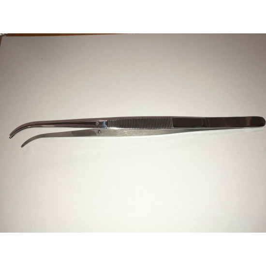Пінцет з зігнутими кінцями анатомічний по 20 см Brophy 20cm 05-066-200