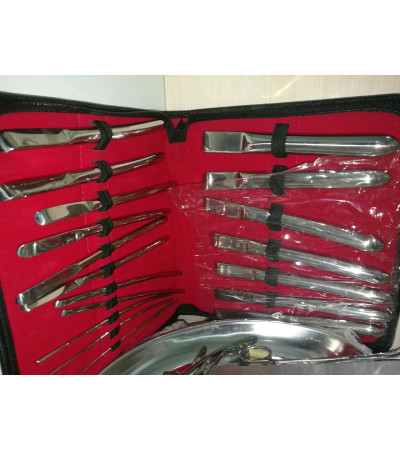 Набір інструментів гінекологічних, розширювачів За Гегару19 одиниць від 1,5 до 19,5 повний