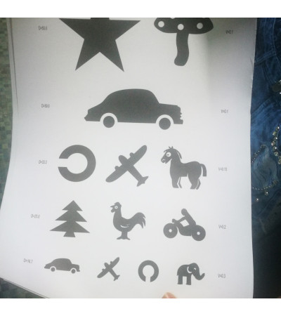 Таблиця Сівцева, Рольова. дитяча, доросла