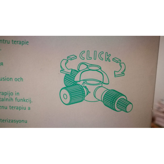 Кран трихходовий DISCOFIX синій