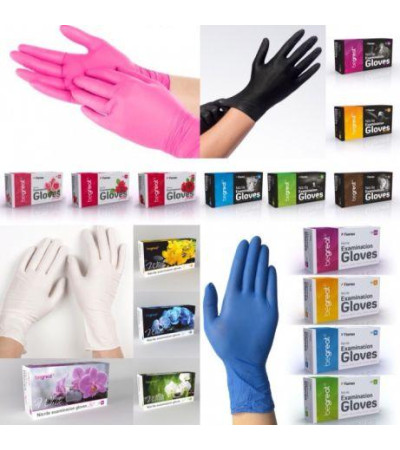 Рукавички нітрилові Begreat РІЗНОКОЛЬОРОВІ (100шт)