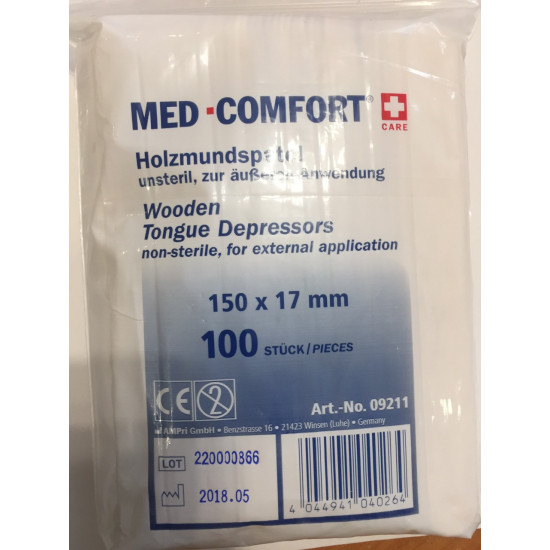 ШПАЕЛЬ НЕ СТЕРИЛЬНИЙ ГЕРМІЯ 1000 шт.