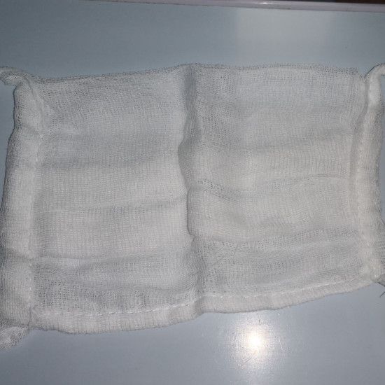 Маска марлева 4-сл н/стер на гумках