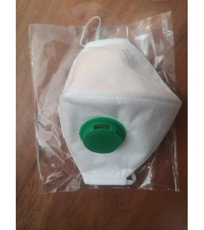 Респіратор маска з клапаном і затиск для носа Славія FFP3, Сертифікований в Україні!