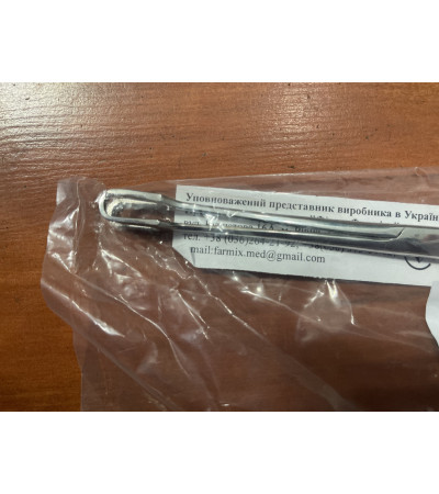 Щіпці по Шредер 24 см гострі 2/2 зуба