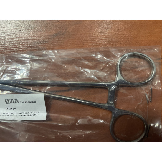 Щіпці по Шредер 24 см гострі 2/2 зуба