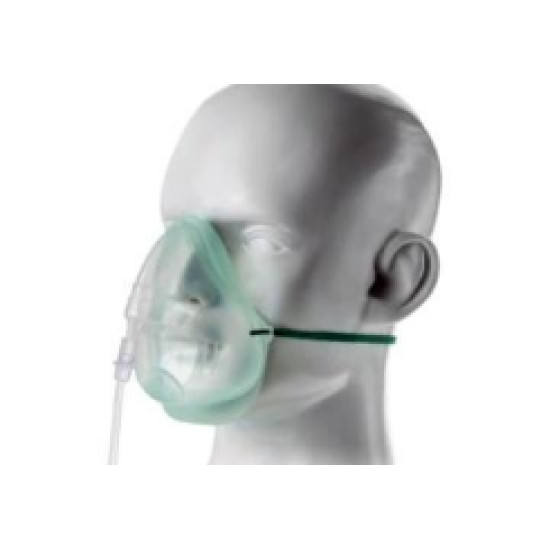 Маска одноразова доросла Киснева без трубки