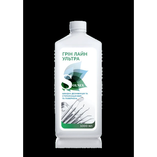 Універсальний дезінфікуючий спиртовий засіб Green line ultra 1л
