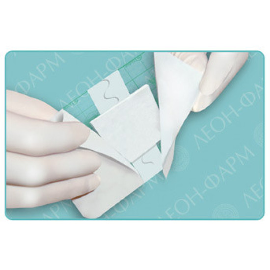 Лейкопластир прозорий, з Пед подушкою. 5*7,5 см ЛеоПед