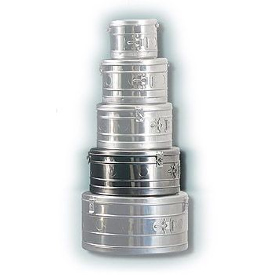 Коробка стерилізаційна кругла КСК-12 (Обсяг 12 дм3, Діаметр 340мм)